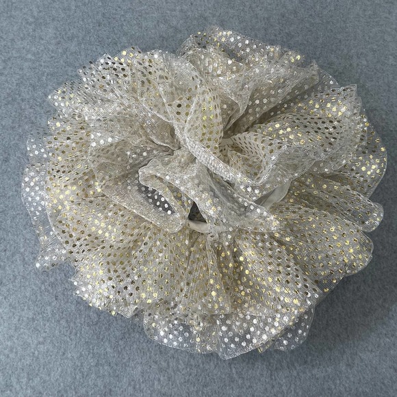 B0038 Gold Dots Head Wrap size 0-6 months - Picture 2 of 3